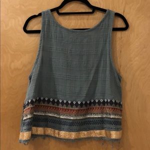 Free people embellished top